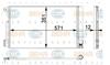 CONDENSATORE OPEL CORSA/FIAT GRANDE PU