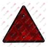 CATADIOTTRO TRIANGOLARE 2 FORI ROSSO-INTERASSE 70 MM -