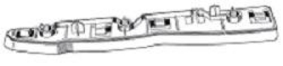 STAFFA P/TI A/DX FIAT PANDA 01/12> ISAM